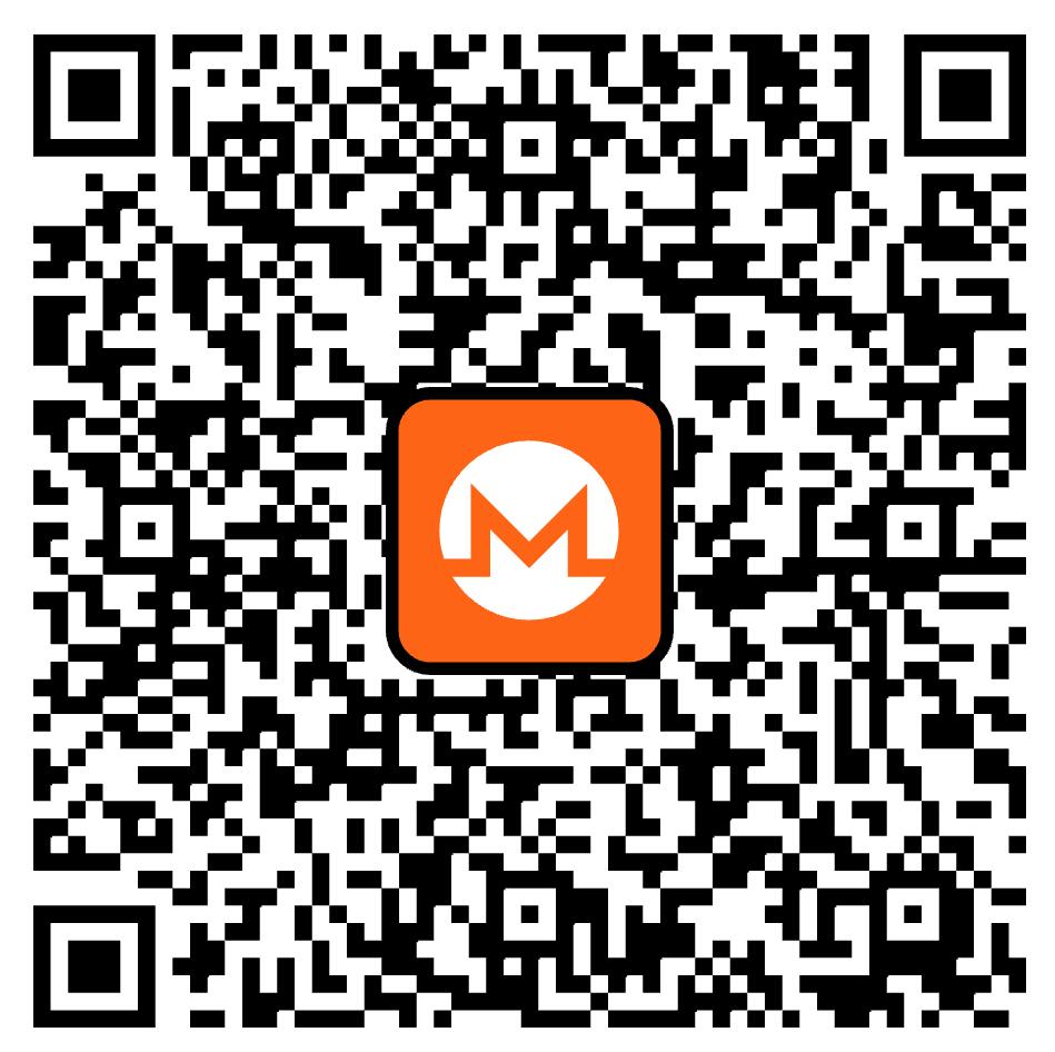 Monero donation QR code